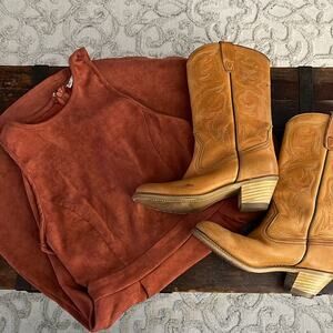 Altard State Faux Suede Festival Dress Size M